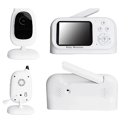 Monitor video pentru bebelusi cu camera si ecran LCD de 3.2 inchi cu camera vedere nocturna Monitor video pentru bebelusi cu camera si ecran LCD de 3.2 inchi cu camera vedere nocturna