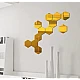 Set 10 Oglinzi Design Hexagon AURII - Oglinzi Decorative Acrilice Cristal - Diamant - Fagure 10 bucati/set Set 10 Oglinzi Design Hexagon AURII - Oglinzi Decorative Acrilice Cristal - Diamant - Fagure 10 bucati/set