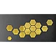 Set 10 Oglinzi Design Hexagon AURII - Oglinzi Decorative Acrilice Cristal - Diamant - Fagure 10 bucati/set Set 10 Oglinzi Design Hexagon AURII - Oglinzi Decorative Acrilice Cristal - Diamant - Fagure 10 bucati/set