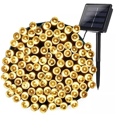 Instalatie cu incarcare solara 30 metri ALB CALD LI Instalatie cu incarcare solara 30 metri ALB CALD LI