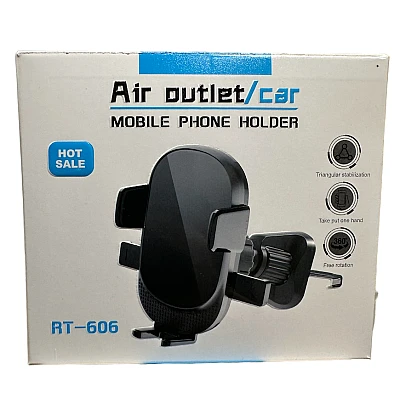 Suport pentru telefon mobil RT-606 pentru Grila Ventilatie Suport pentru telefon mobil RT-606 pentru Grila Ventilatie