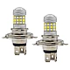 Set 2 becuri auto H4 cu 42 LED SMD 120W 6000k 12/80V doua faze lupa Set 2 becuri auto H4 cu 42 LED SMD 120W 6000k 12/80V doua faze lupa