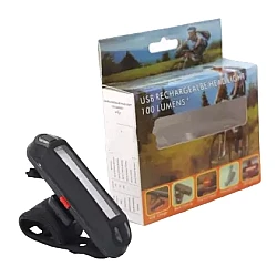 Lampa spate Bicicleta Reincarcabila prin USB 100 Lumeni 