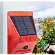 Lampa solara cu alarma pentru protectie cu senzor de miscare telecomanda rosie Lampa solara cu alarma pentru protectie cu senzor de miscare telecomanda rosie