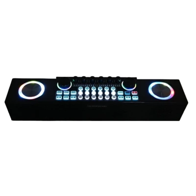 Sistem de Mixare Karaoke + 2 Microfon fara Fir