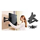 Suport TV cu Brat de Perete 42'' Max 50 kg Negru Model L030B Suport TV cu Brat de Perete 42'' Max 50 kg Negru Model L030B