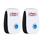 Set 2 Aparate Anti-Rozatoare si Tantari Pest Repeller Alb/Negru