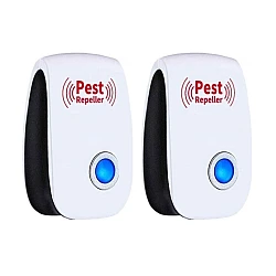 Set 2 Aparate Anti-Rozatoare si Tantari Pest Repeller Alb/Negru