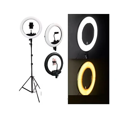 Lampa Ring Light LED 8" Circulara cu Lumina rece / naturala / calda Lampa Ring Light LED 8" Circulara cu Lumina rece / naturala / calda