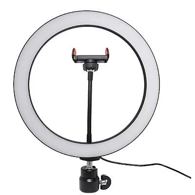 Lampa Ring Light LED 8" Circulara cu Lumina rece / naturala / calda Lampa Ring Light LED 8" Circulara cu Lumina rece / naturala / calda
