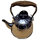 Ibric Ceai VL-9344 Vicalina ARGINTIU 1.0L cu Maner Lemn Ibric Ceai VL-9344 Vicalina ARGINTIU 1.0L cu Maner Lemn
