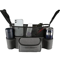 Organizator Multifunctional de Masini intre Scaune cu 2 Suport Pahare