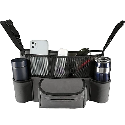 Organizator Multifunctional de Masini intre Scaune cu 2 Suport Pahare Organizator Multifunctional de Masini intre Scaune cu 2 Suport Pahare