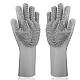 Set 2 manusi profesionale din silicon pentru spatal vase Set 2 manusi profesionale din silicon pentru spatal vase