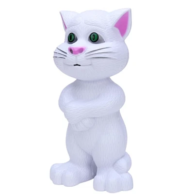 Jucarie Vorbitoare Talking Tom ALB 20 cm Jucarie Vorbitoare Talking Tom ALB 20 cm