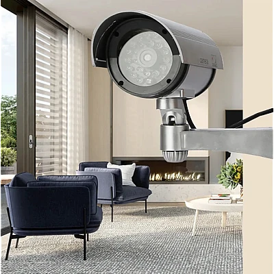 Camera Falsa Dummy de supraveghere cu LED IR Rosu Camera Falsa Dummy de supraveghere cu LED IR Rosu