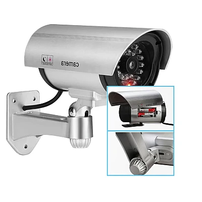 Camera Falsa Dummy de supraveghere cu LED IR Rosu Camera Falsa Dummy de supraveghere cu LED IR Rosu