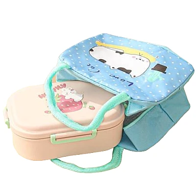 UB Geanta de pranz termica din panza Love Cat UB Geanta de pranz termica din panza Love Cat