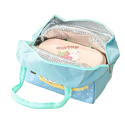 Geanta de pranz termica din panza Love Cat