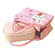Geanta de pranz termica din panza Pink Bunny Geanta de pranz termica din panza Pink Bunny