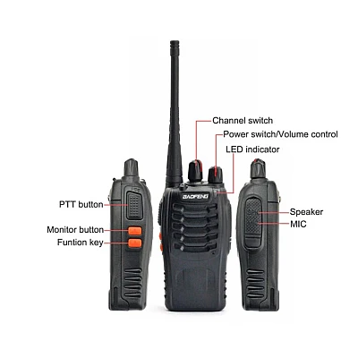 Set doua statii radio emisie receptie portabile Baofeng BF 888S Set doua statii radio emisie receptie portabile Baofeng BF 888S