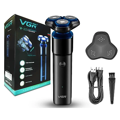 Aparat profesional de ras cu capete rotative triple VGR V325 Aparat profesional de ras cu capete rotative triple VGR V325