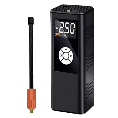 Compresor de aer digital JM 8803 portabil cu lanterna Compresor de aer digital JM 8803 portabil cu lanterna