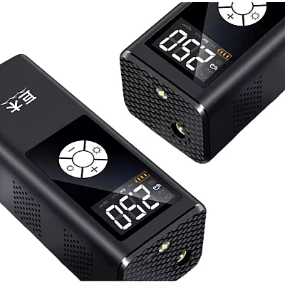 Compresor de aer digital JM 8803 portabil cu lanterna Compresor de aer digital JM 8803 portabil cu lanterna