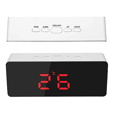 Ceas digital led mirror clock DS-3658L afisaj ROSU