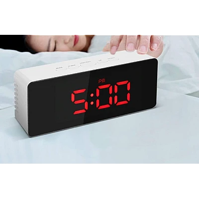 Ceas digital led mirror clock DS-3658L afisaj ROSU