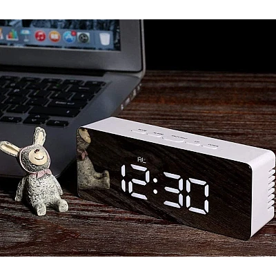 Ceas digital led mirror clock DS-3658L afisaj ROSU