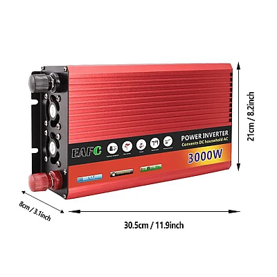 Invertor AUTO 3000W 12v-220v de tensiune Invertor AUTO 3000W 12v-220v de tensiune