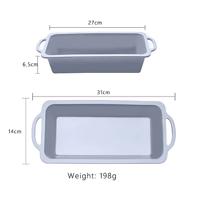 Tava copt silicon 14 X 30 x 6.5 cm pentru chec paine cozonac Tava copt silicon 14 X 30 x 6.5 cm pentru chec paine cozonac