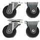 Set 4 Roti 32mm NEGRE Pivotante NEGRE ROTILE culoarea Negru Set 4 Roti 32mm NEGRE Pivotante NEGRE ROTILE culoarea Negru