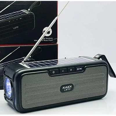 Radio portabil tip boxa cu panou solar Bluetooth L8TD 10W 1200 mAh Radio portabil tip boxa cu panou solar Bluetooth L8TD 10W 1200 mAh