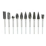 Set 10 Freze de Carbura MICI 3-4 MM  pentru Metal