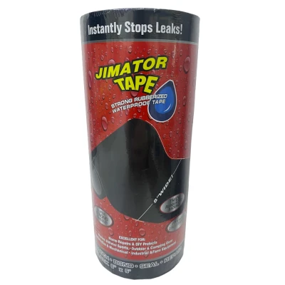 Banda Super Adeziva Reparatoare JIMATOR TAPE lata 8" x 5' Neagra Banda Super Adeziva Reparatoare JIMATOR TAPE lata 8" x 5' Neagra