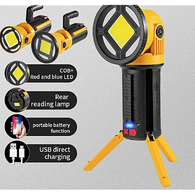Lanterna puternica de mana W5164 3 cu led COB Lanterna puternica de mana W5164 3 cu led COB