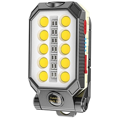 Mini lampa de lucru W599B cu baza magnetica si 4 moduri iluminare Mini lampa de lucru W599B cu baza magnetica si 4 moduri iluminare