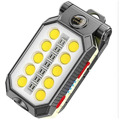 Mini lampa de lucru W599B cu baza magnetica si 4 moduri iluminare Mini lampa de lucru W599B cu baza magnetica si 4 moduri iluminare