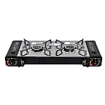 Aragaz camping cu 2 ochiuri aprindere electric putere 2x2.5kw
