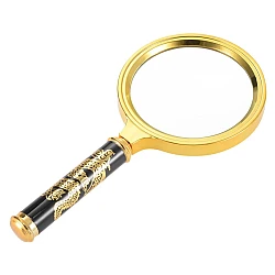 Lupa clasica cu maner 70 mm model dragon AURIU