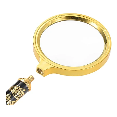 Lupa clasica cu maner 70 mm model dragon AURIU Lupa clasica cu maner 70 mm model dragon AURIU