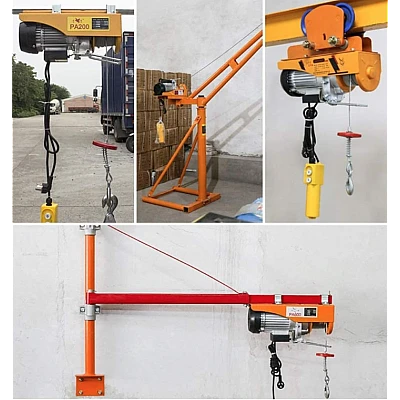 Scripete pentru troliu electric PA400 de 70/300 kg franghie de ridicare 20 m Scripete pentru troliu electric PA400 de 70/300 kg franghie de ridicare 20 m