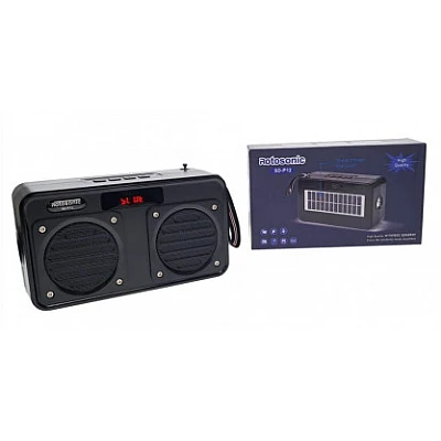 Boxa portabila cu incarcare solara SD P12 Boxa portabila cu incarcare solara SD P12
