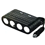 Priza auto 4 cai si USB 120W Olesson 1654