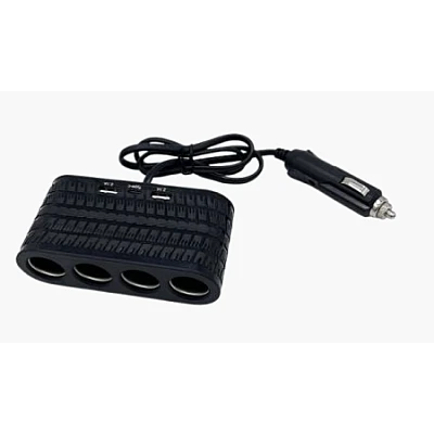 Priza auto 4 cai si USB 120W Olesson 1654 Priza auto 4 cai si USB 120W Olesson 1654