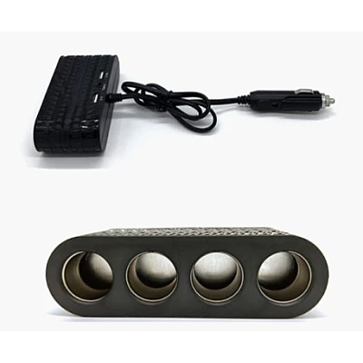 Priza auto 4 cai si USB 120W Olesson 1654 Priza auto 4 cai si USB 120W Olesson 1654