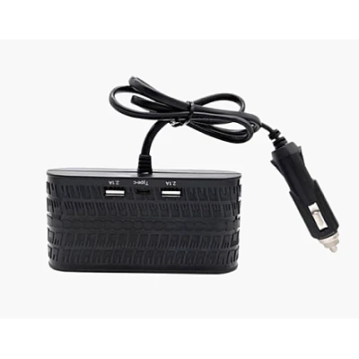 Priza auto 4 cai si USB 120W Olesson 1654 Priza auto 4 cai si USB 120W Olesson 1654