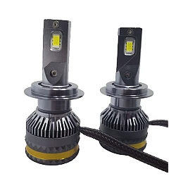 Set 2 becuri auto H11 LED A8, 100W, 15000 Lumeni, Lumina alba 6000k